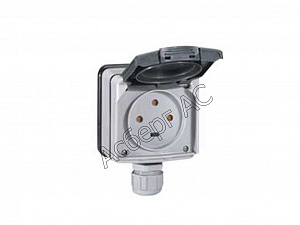 Розетка IP66 3К+З с защитными шторками 20А 400В Plexo 66 Legrand. Вид 1