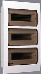 ЩРВ-П-36 Корпус модульный пластиковый, встраиваемый на 36 модуля IP41 503х341х102мм DEKraft. Вид 1