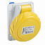 Розетка панельная угл бстр 32а 3P-E 100-130 IP67 Schneider Electric. Вид 1.