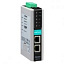 2-портовый преобразователь Modbus RTU/ASCII (2 x RS-232/422/485) в Modbus TCP, изоляция 2 кВ MOXA. Вид 1.