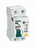 ДИФ-103 Дифф. автомат 1P+N, 16А, 30mA, тип AC, 4,5kA (хар-ка D) DEKraft
