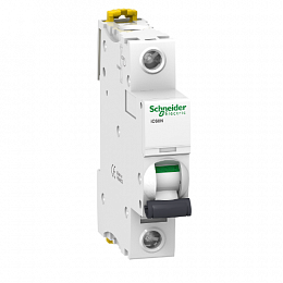 iC60N 1P 10А Автоматический выключатель 1-полюсный, 10А, 6кА (хар-ка B) Schneider Electric. Вид 1