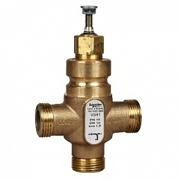 Клапан 3-ходовой резьбовой pn16 v341 dn40 kvs 25 нар.резьба g2¼b Schneider Electric. Вид 1