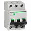 Автоматический выключатель C60H 3-полюсный 6A B Schneider Electric. Вид 1.