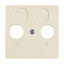 Накладка для антенной розетки, 2 отверстия (белый) Berker. Вид 1.