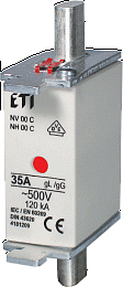 NV/NH 000 Предохранитель KOMBI gG 500V 100A ETI. Вид 1
