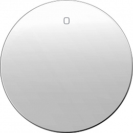 Клавиша с надписью «0» (полярная белизна) R.1/R.3 Berker. Вид 1