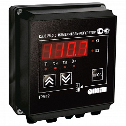 ТРМ12_Н.У.Т ПИД-регулятор для управления задвижками и трехходовыми клапанами ОВЕН. Вид 1