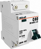ДИФ-102 Дифф. автомат 1P+N, 32А, 30mA, тип AC, 4,5kA, (хар-ка C) DEKraft