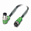 SAC-4P-M12MR/1,5-PUR/M12FS Кабель для датчиков и исполнительных устройств Phoenix Contact. Вид 1.