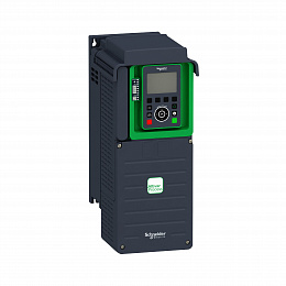 Преобразователь частоты 7,5 кВт, 400–480В, 3 фазы, IP21, с тормозным блоком Schneider Electric. Вид 1