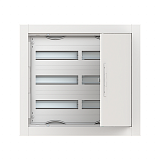 CU23V Щит встраиваемый 2 ряда/3 рейки, 72 модуля, 564х615х125, IP30 (в сборе) ABB