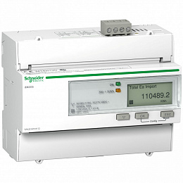 Поверенный счетчик 3-ф актив-реакт iEM3355 125А 4Т. RS-485, 1DI/1DO, по 4 квадр. Schneider Electric. Вид 1