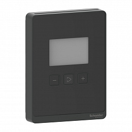 Датчик температуры помещения bacnet/modbus жк глянц.черн 24в Schneider Electric. Вид 1