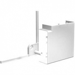 Угол плоский 75х55мм ol45, ral9003 Schneider Electric. Вид 1