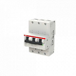 S753DR-E32 Автоматический выключатель, селективный, 3-полюсный, 32А, 25кА (хар-ка E) ABB. Вид 1