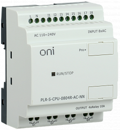 Логическое реле PLR-S. CPU0804(R) 220В AC без экрана ONI. Вид 1