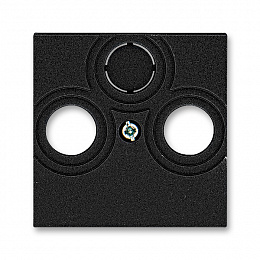 5011H-A00300 63 Накладка Levit для розеток TV-R / TV-R-SAT антрацит ABB. Вид 1