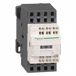 Контактор d 4p (2но+2нз),ас1 40 а,но+нз,220v 50/60 гц,пружинный зажим Schneider Electric. Вид 1