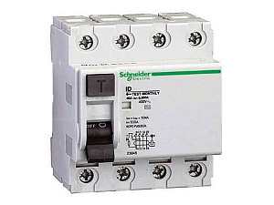 iID 4Р 80A 300mA A-S Блок утечки тока 4-полюсный, 80A, 300mA, тип А-S (УЗО) Schneider Electric. Вид 1