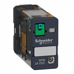 Силовое реле со светодиодом, 1 перекидной контакт ,12B DC Schneider Electric. Вид 1