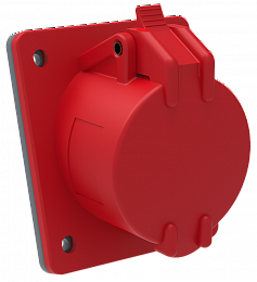 ССИ-415 Розетка встраиваемая 16А-6ч/200/346-240/415В 3Р+PЕ+N IP44 MAGNUM ИЭК ИЭК. Вид 1