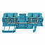 ZDU 1.5 BL Клеммник с быстрозажимным контактом 1.5 мм² (синий) Weidmuller. Вид 1.