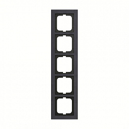 1725-248 Рамка 5-постовая, Axcent, richlite синий ABB. Вид 1