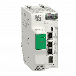 M580 цпу горячего резер.ур. 4, озу 16 mb, rio (до 16 ст. x80+quantum io), лак. Schneider Electric. Вид 1