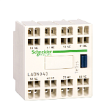 Доп. конт. блок 1но+3нз фр.монт. Schneider Electric