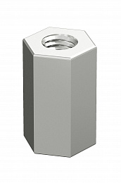 Гайка соединит. д/шпилек b42 m8 ss316l Schneider Electric. Вид 1