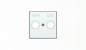 8550.1 BL Накладка для TV-R-SAT розетки (альпийский белый) SKY ABB. Вид 1