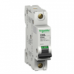 C60L Автоматический выключатель 1-полюсный, 40А, 6kA (хар-ка Z) Schneider Electric. Вид 1