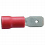 KFE-1638 Наконечники изолированные ножевой 0,5-1,5mm(FASTON) (1уп.-100шт) Klemsan. Вид 1.