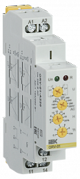 Реле напряжения ORV, 1 фаза 220В AC IEK. Вид 1