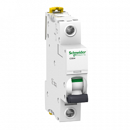 iC60N 1P 40А Автоматический выключатель 1-полюсный, 40А, 6кА (хар-ка C) Schneider Electric. Вид 1