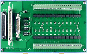 Выносная плата 24 изолированных выхода с фотоМОП реле, совместима с Opto-22 ICP DAS. Вид 1