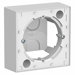 Коробка для наружного монтажа, (белый) Atlas Design Systeme Electric. Вид 1