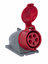 432 RS6 Розетка для монтажа на поверхность 32A, 3P+N+E, IP44 ABB. Вид 1