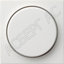 Накладка светорегулятора (белый матовый) System 55 GIRA. Вид 1