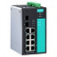 10-портовый управляемый коммутатор: 7х10/100 BaseT Ethernet, 1х10/100/1000 BaseT Ethernet, 2 x Gigabit SFP MOXA. Вид 1.