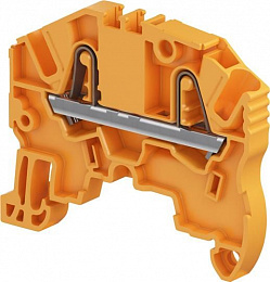 ZK2,5-OR Клемма втычная 2,5 мм2, 2 зажима (оранжевая) TYCO. Вид 1