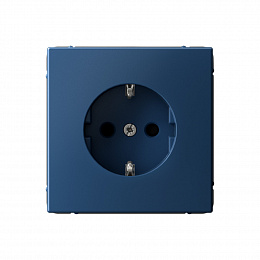 Розетка с заземл., со шторк., 16А, механизм (аквамарин) ARTGALLERY Systeme Electric. Вид 1