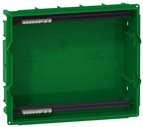 Mini pragma задняя часть встраив. щита 1ряд/4мод,ip40,ik07,50а,2 клеммы,италия Schneider Electric. Вид 1