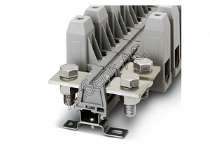 UHV240-AS/AS Универсальная клемма с болтовым зажимом на DIN-рейку 240 кв.мм. (серый) Phoenix Contact. Вид 1