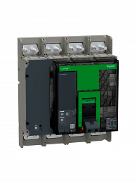 NS630bH Автоматический выключатель 4-полюсный, 630А, MIC 2.0, 70 kA Schneider Electric. Вид 1