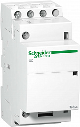 Модульный контактор 3полюса (3но).25а. цепь управления 110в 50гц Schneider Electric. Вид 1