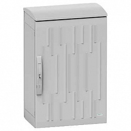 Thalassa phd с антипостинг 750x500x320mm ral7035 ip65ik10 крыш+замок1242e Schneider Electric. Вид 1