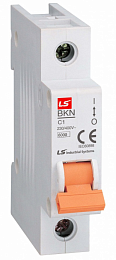 BKN Автоматический выключатель 1-полюсный, 4A, 6kА (хар-ка B) LSis. Вид 1