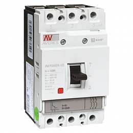 AV POWER-1/3 Автоматический выключатель 3-х полюсный 160А 35kA TR EKF AVERES. Вид 1